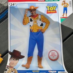 Excellent condition Woody from Toy Story costume. Disney. Men’s XL (40-42).